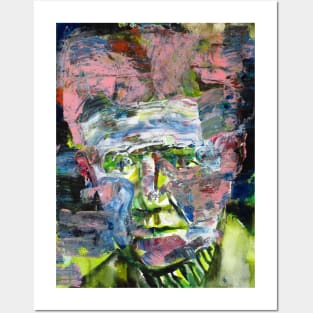 EMIL CIORAN acrylic and watercolor portrait Posters and Art